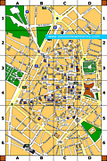 Mappa del centro storico di Lecce