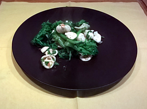 Orecchiette with turnip tops